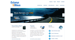 Desktop Screenshot of estanysblaus.com